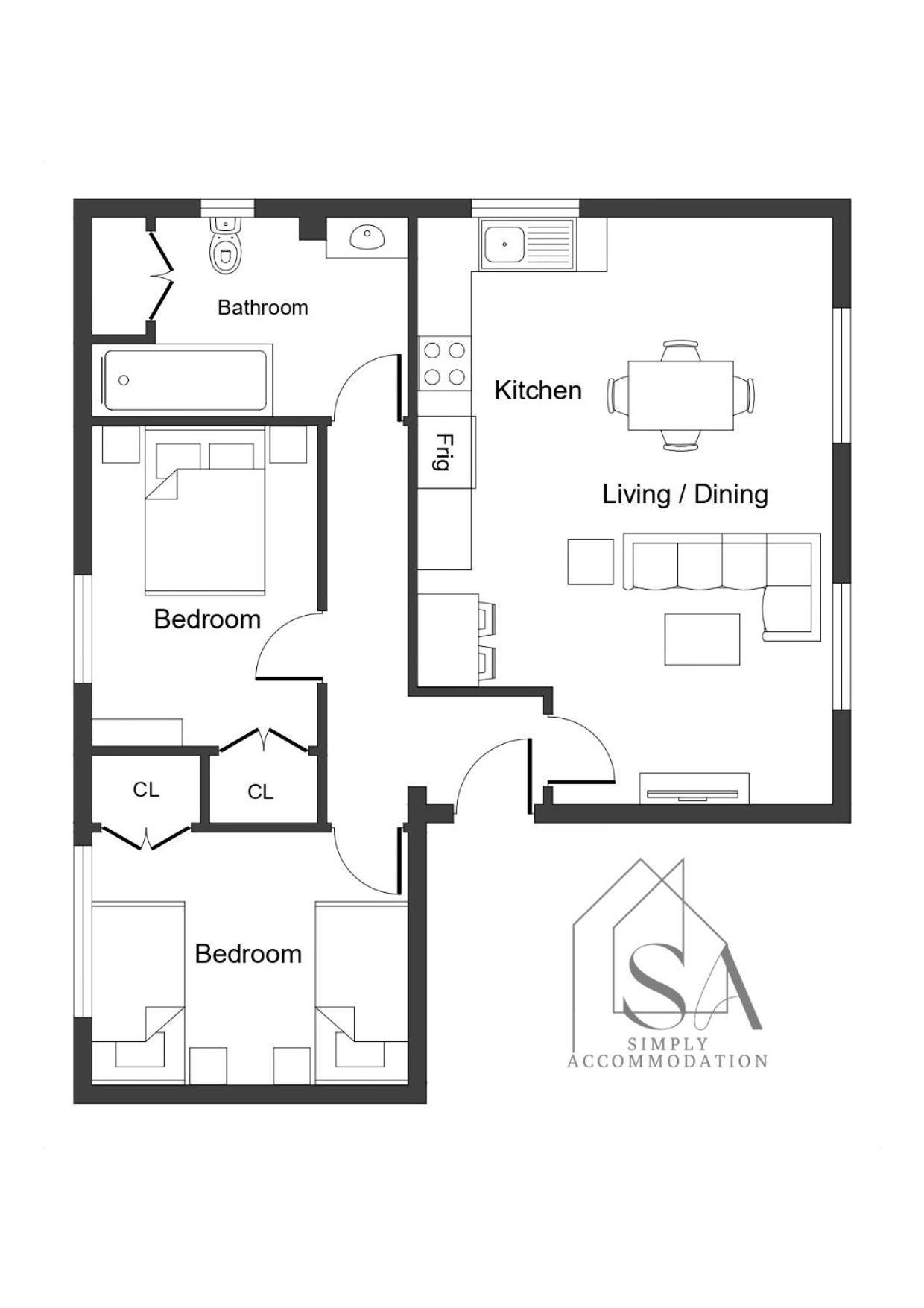 Spacious 2Br Flat - 2 Free Parking Spaces - Near Lgw Airport Κρόουλι Εξωτερικό φωτογραφία
